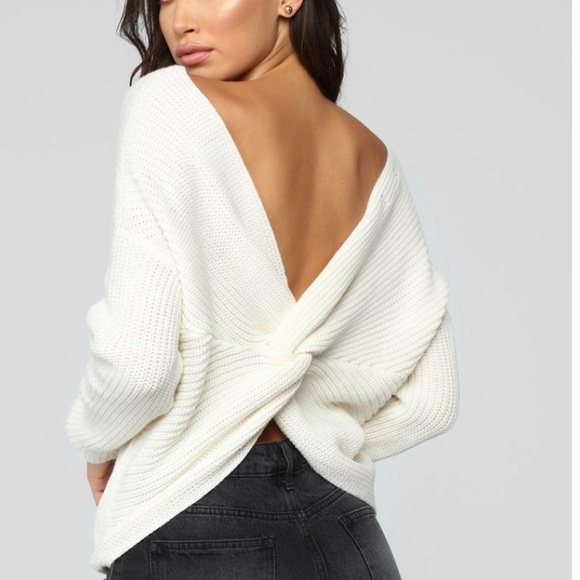 Fashion Nova Sweaters - white sweater